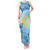 Sanma Vanuatu Tank Maxi Dress Hibiscus Sand Drawing with Pacific Pattern