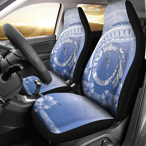 Shefa Vanuatu Car Seat Cover Hibiscus Sand Drawing with Pacific Pattern LT9