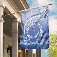 Shefa Vanuatu Garden Flag Hibiscus Sand Drawing with Pacific Pattern