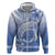 Shefa Vanuatu Hoodie Hibiscus Sand Drawing with Pacific Pattern