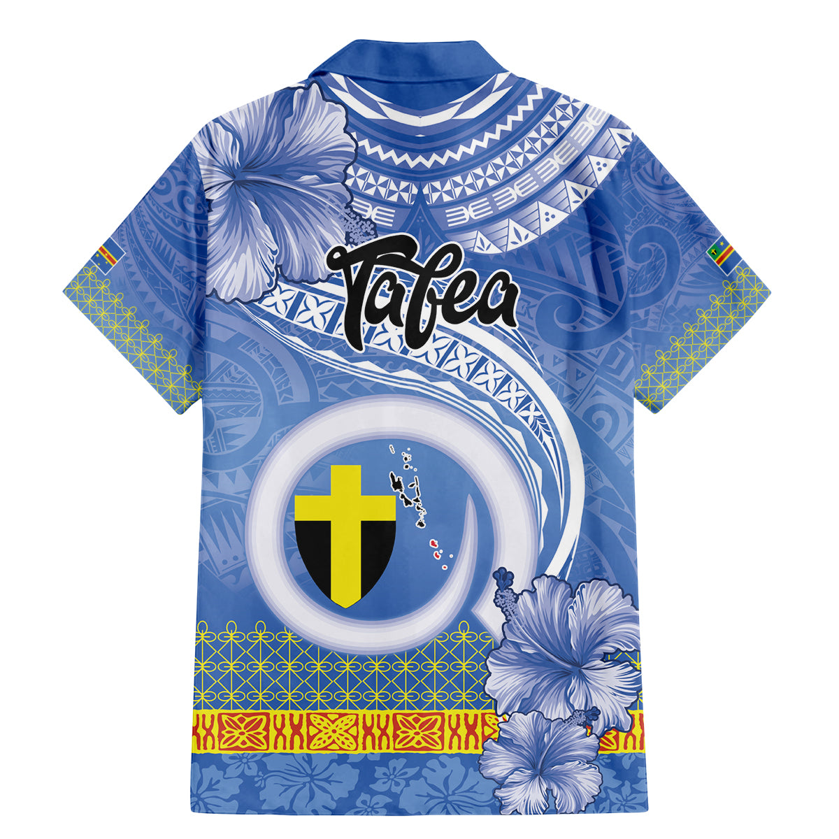 Tafea Vanuatu Family Matching Mermaid Dress and Hawaiian Shirt Hibiscus Sand Drawing with Pacific Pattern