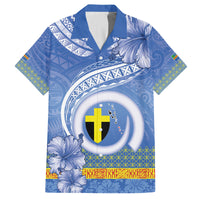 Tafea Vanuatu Family Matching Puletasi and Hawaiian Shirt Hibiscus Sand Drawing with Pacific Pattern