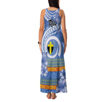 Tafea Vanuatu Family Matching Tank Maxi Dress and Hawaiian Shirt Hibiscus Sand Drawing with Pacific Pattern