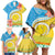 Torba Vanuatu Family Matching Off Shoulder Short Dress and Hawaiian Shirt Hibiscus Sand Drawing with Pacific Pattern