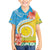 Torba Vanuatu Family Matching Tank Maxi Dress and Hawaiian Shirt Hibiscus Sand Drawing with Pacific Pattern