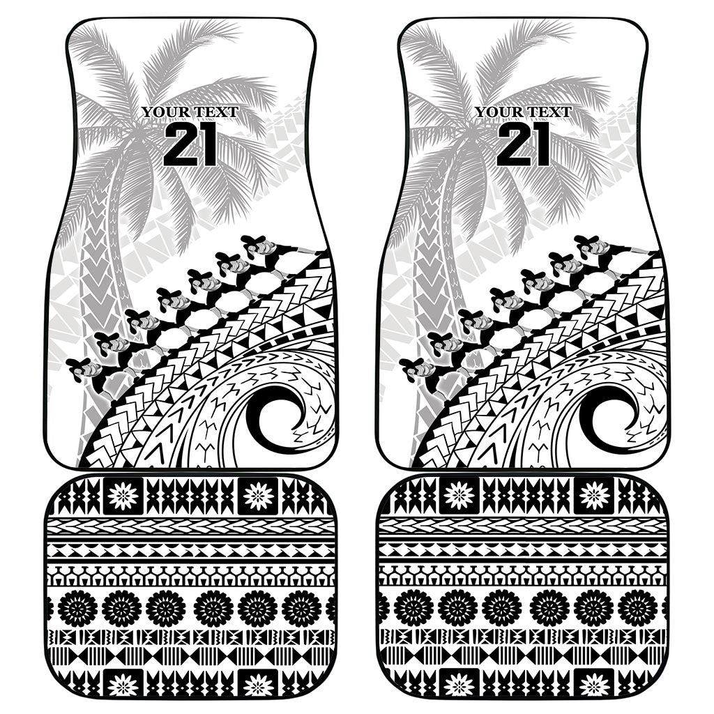 Custom Fiji Rugby Cibi Dance Car Mats Create History World Cup Sevens