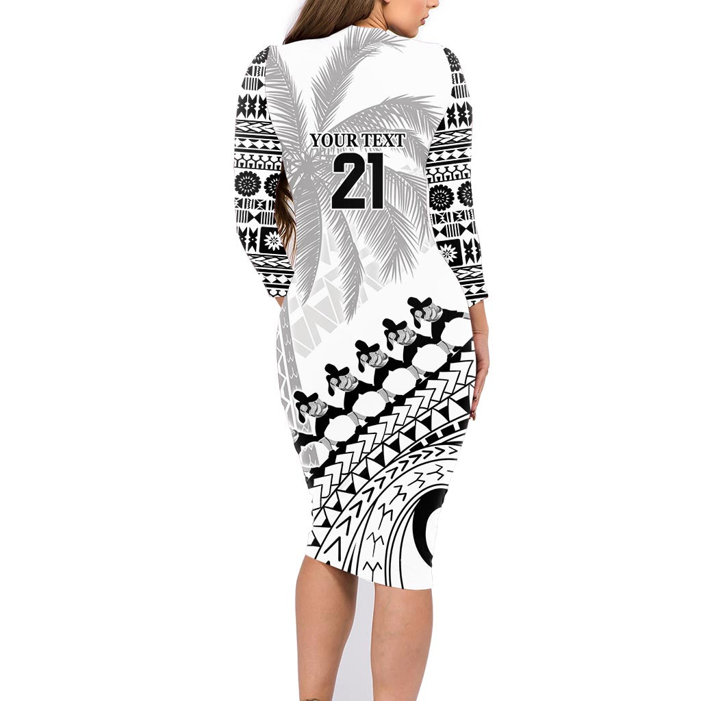 Custom Fiji Rugby Cibi Dance Family Matching Long Sleeve Bodycon Dress and Hawaiian Shirt Create History World Cup Sevens