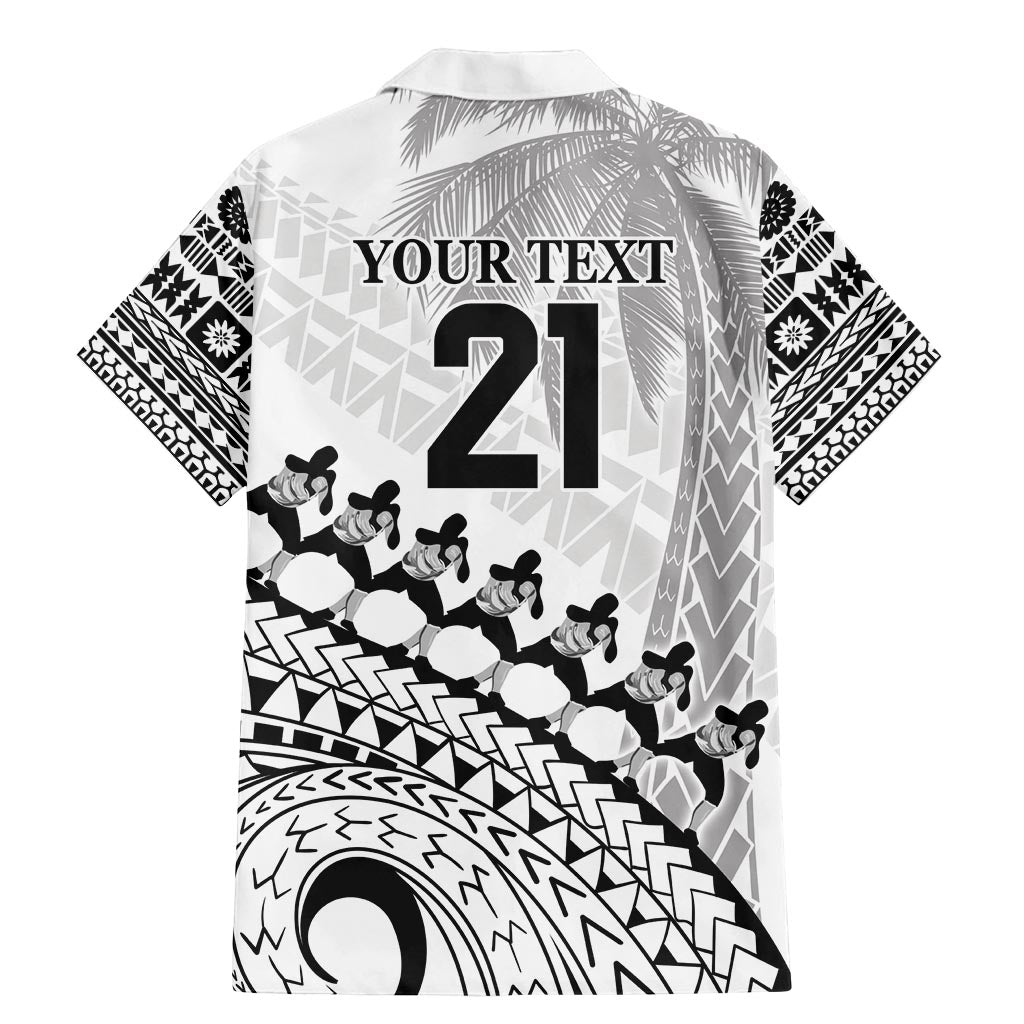 Custom Fiji Rugby Cibi Dance Family Matching Mermaid Dress and Hawaiian Shirt Create History World Cup Sevens