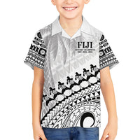 Custom Fiji Rugby Cibi Dance Kid Hawaiian Shirt Create History World Cup Sevens