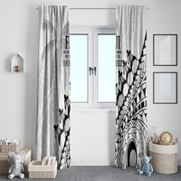 Custom Fiji Rugby Cibi Dance Window Curtain Create History World Cup Sevens