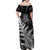 New Zealand Black Fern 7s Family Matching Off Shoulder Maxi Dress and Hawaiian Shirt History World Cup Sevens