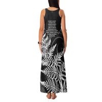 New Zealand Black Fern 7s Family Matching Tank Maxi Dress and Hawaiian Shirt History World Cup Sevens