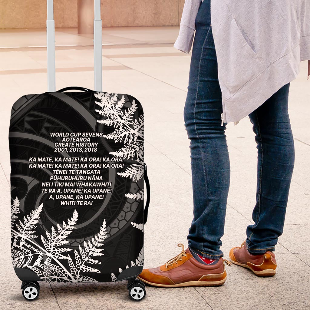 New Zealand Black Fern 7s Luggage Cover History World Cup Sevens