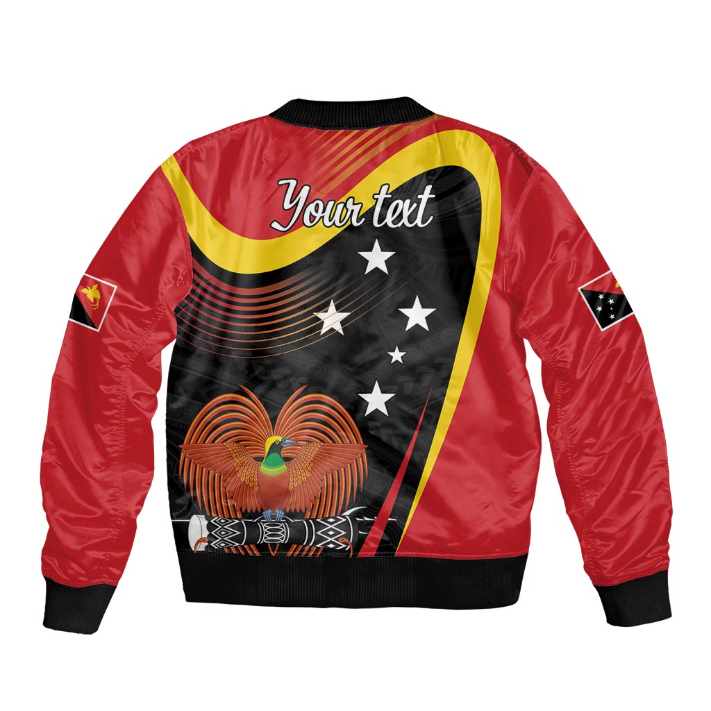 Personalised Papua Niugini Tok Pisin Wik Bomber Jacket