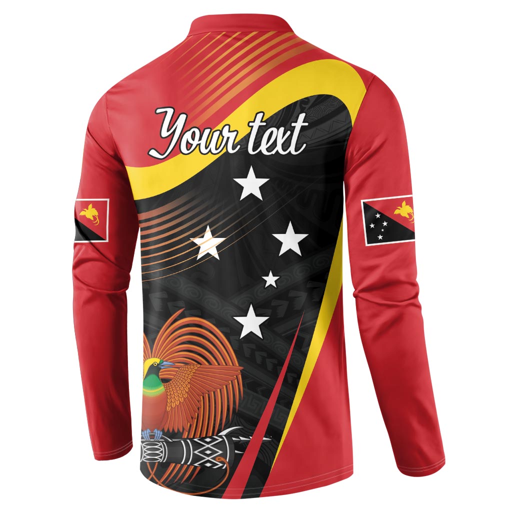Personalised Papua Niugini Tok Pisin Wik Button Sweatshirt