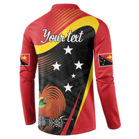 Personalised Papua Niugini Tok Pisin Wik Button Sweatshirt