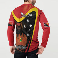 Personalised Papua Niugini Tok Pisin Wik Button Sweatshirt