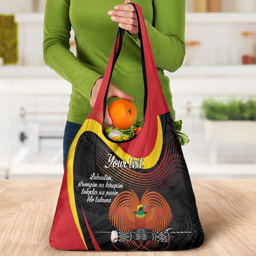 Personalised Papua Niugini Tok Pisin Wik Grocery Bag