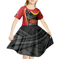 Personalised Papua Niugini Tok Pisin Wik Kid Short Sleeve Dress