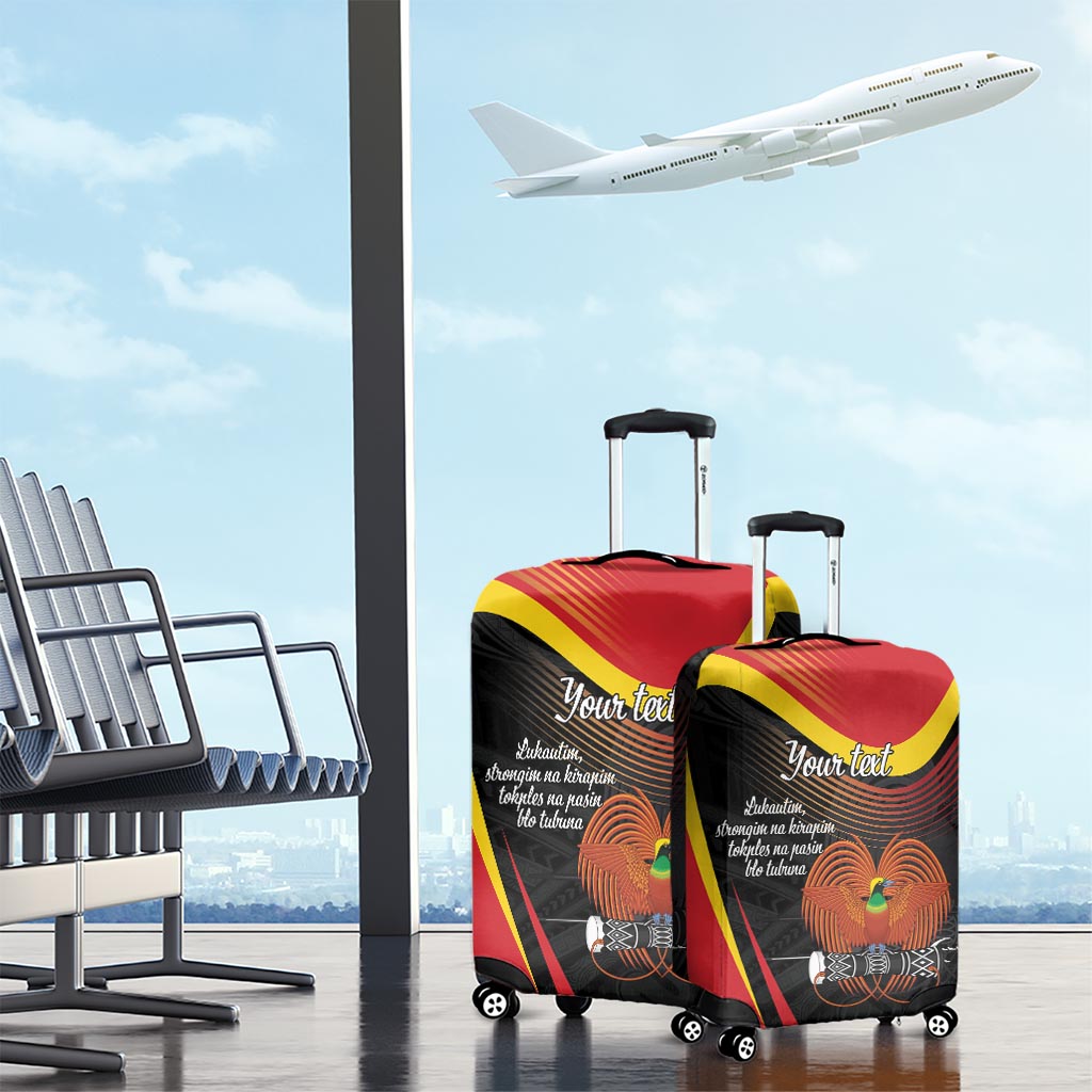 Personalised Papua Niugini Tok Pisin Wik Luggage Cover