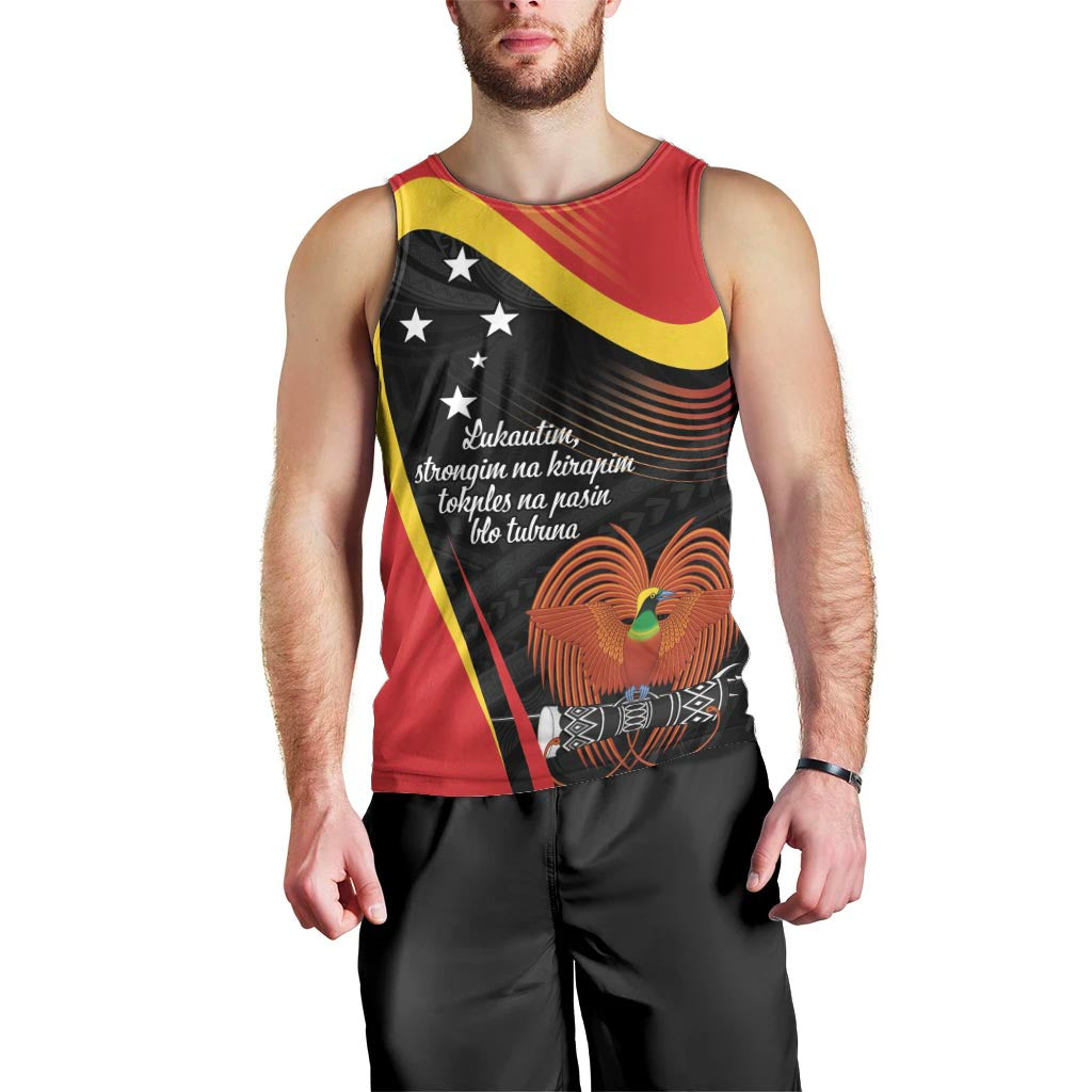 Personalised Papua Niugini Tok Pisin Wik Men Tank Top