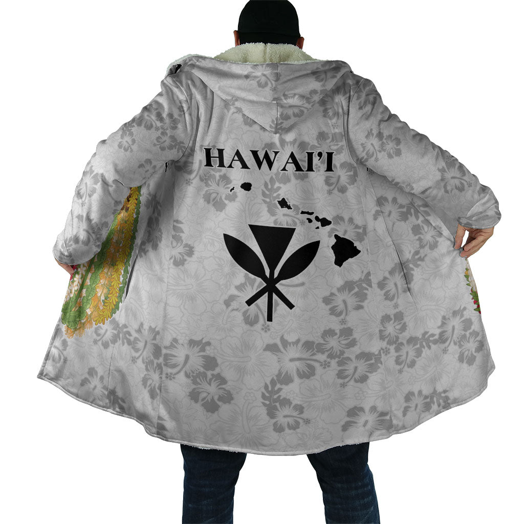 Hawaii Lei Kamehameha Cloak Ke'oke'o Seamless Pattern Hibiscus Flower