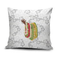 Hawaii Lei Kamehameha Pillow Cover Ke'oke'o Seamless Pattern Hibiscus Flower