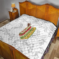Hawaii Lei Kamehameha Quilt Ke'oke'o Seamless Pattern Hibiscus Flower
