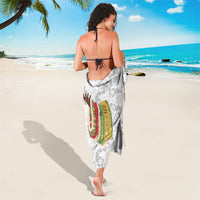 Hawaii Lei Kamehameha Sarong Ke'oke'o Seamless Pattern Hibiscus Flower