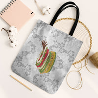 Hawaii Lei Kamehameha Tote Bag Ke'oke'o Seamless Pattern Hibiscus Flower