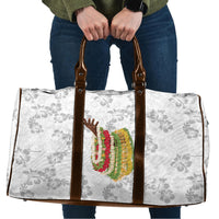 Hawaii Lei Kamehameha Travel Bag Ke'oke'o Seamless Pattern Hibiscus Flower