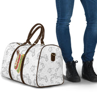 Hawaii Lei Kamehameha Travel Bag Ke'oke'o Seamless Pattern Hibiscus Flower