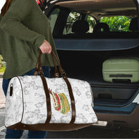 Hawaii Lei Kamehameha Travel Bag Ke'oke'o Seamless Pattern Hibiscus Flower