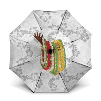 Hawaii Lei Kamehameha Umbrella Ke'oke'o Seamless Pattern Hibiscus Flower