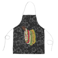 Hawaii Lei Kamehameha Apron Ele'ele Seamless Pattern Hibiscus Flower