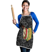 Hawaii Lei Kamehameha Apron Ele'ele Seamless Pattern Hibiscus Flower