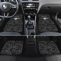 Hawaii Lei Kamehameha Car Mats Ele'ele Seamless Pattern Hibiscus Flower