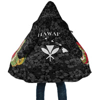 Hawaii Lei Kamehameha Cloak Ele'ele Seamless Pattern Hibiscus Flower