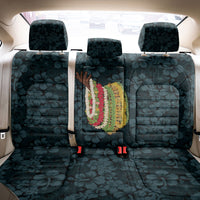 Hawaii Lei Kamehameha Back Car Seat Cover Uliuli Seamless Pattern Hibiscus Flower