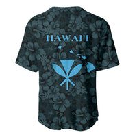 Hawaii Lei Kamehameha Baseball Jersey Uliuli Seamless Pattern Hibiscus Flower