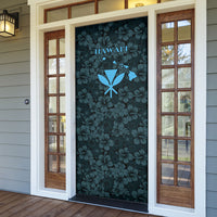 Hawaii Lei Kamehameha Door Cover Uliuli Seamless Pattern Hibiscus Flower