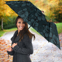Hawaii Lei Kamehameha Umbrella Uliuli Seamless Pattern Hibiscus Flower