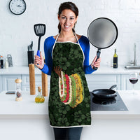 Hawaii Lei Kamehameha Apron Oma'oma'o Seamless Pattern Hibiscus Flower