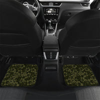 Hawaii Lei Kamehameha Car Mats Melemele Seamless Pattern Hibiscus Flower