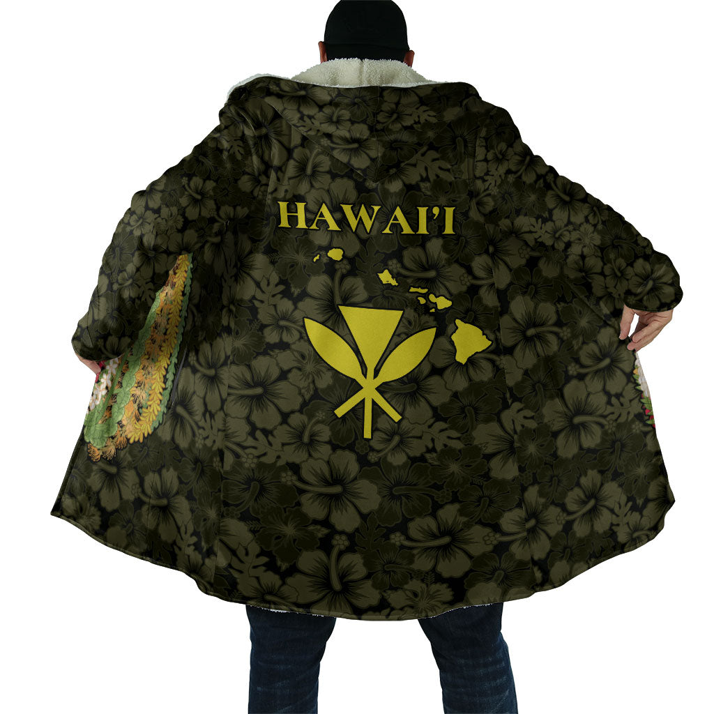 Hawaii Lei Kamehameha Cloak Melemele Seamless Pattern Hibiscus Flower
