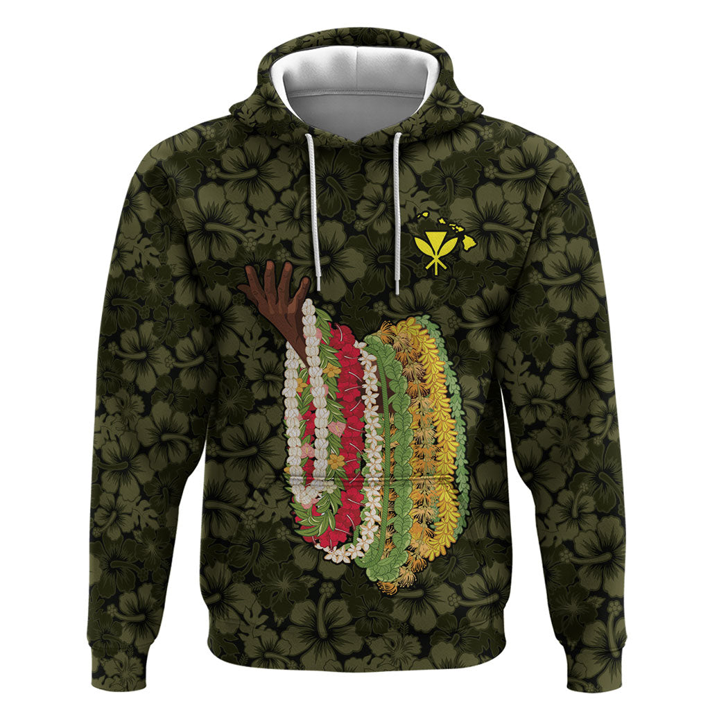 Hawaii Lei Kamehameha Hoodie Melemele Seamless Pattern Hibiscus Flower LT9 Pullover Hoodie Yellow - Polynesian Pride