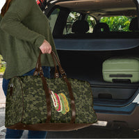Hawaii Lei Kamehameha Travel Bag Melemele Seamless Pattern Hibiscus Flower