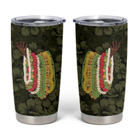 Hawaii Lei Kamehameha Tumbler Cup Melemele Seamless Pattern Hibiscus Flower
