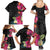 Hafa Adai Guam Family Matching Summer Maxi Dress and Hawaiian Shirt Tropical Flowers Colorful Vibes