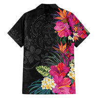 Hafa Adai Guam Family Matching Summer Maxi Dress and Hawaiian Shirt Tropical Flowers Colorful Vibes